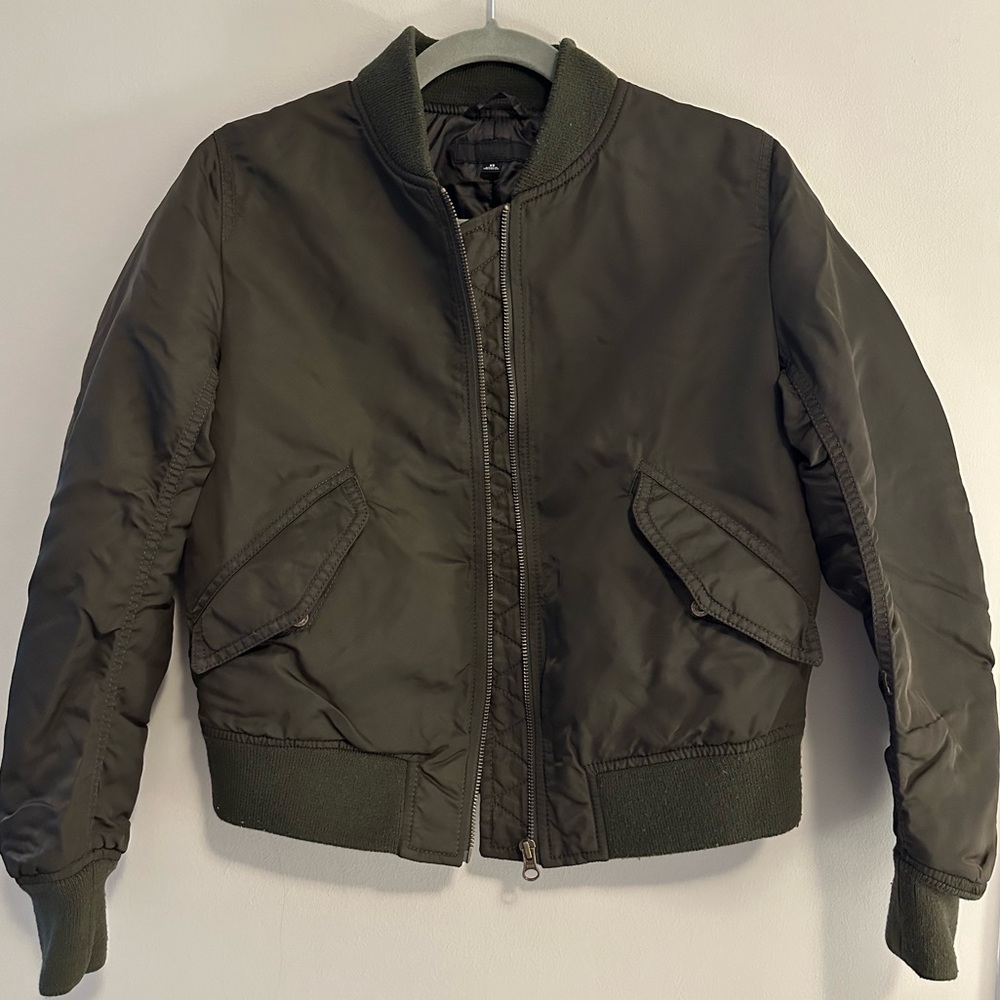 Uniqlo Bomber Jacket - Dark Olive Green